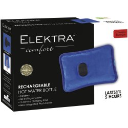 Elektra Electric Hot Water Bottle Blue