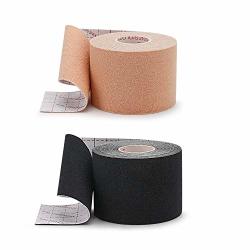 Segarty Sports Kinesiology Tape 2 Rolls 2 Inch X 16.4 Feet Waterproof Athletic Spartan Tape Therapeutic Sports Tape For Muscle Support Shoulder Knee Shin