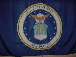 Mafco Licensed Us Air Force Coat Of Arms Flag 3 X 5 Feet