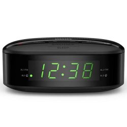 Philips TAR3205 Digital Fm Clock Radio - Black
