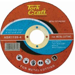 Cutting Disc Steel Amp Ss 115X3.0X22.22 Mm - 10 Pack