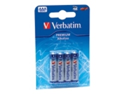 Verbatim - Aaa Alkaline Batteries 4 Batteries Per Pack