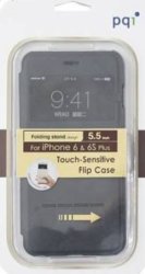 Protect 5.5" Black Flip Case For Iphone 6 Plus 6S Plus