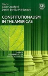 Constitutionalism In The Americas Hardcover