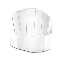 Berkshire Kitchens - 20 Disposable Chefs Hats. Adjustable White Paper Chef Hats For Kids And Adults Perfect For Cooking Parties Includes Free Recipe E-book