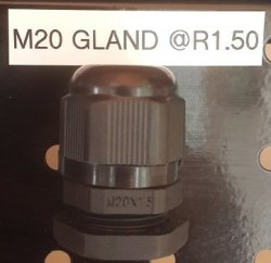 Nylon Gland M20 X 1.5