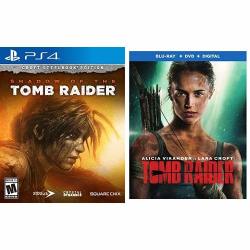 Shadow Of The Tomb Raider Croft Steelbook Edition - Playstation 4 And Tomb Raider Bd Blu-ray