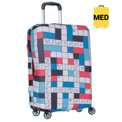 Bg Berlin Luggage Hug Cover Crosswords - M