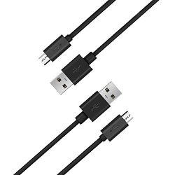 Aomais Micro USB Cable Super Durable Charge And Sync Cord For ANDROID WINDOWS SAMSUNG MP3 CAMERA And More 6FTX1+3FTX1