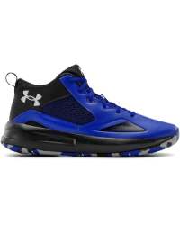 Adult Ua Lockdown 5 Basketball Shoes - Royal Black WHITE-400 11.5