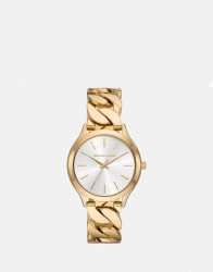 Michael Kors Runway Gold Stainless Steel Watch - One Size Fits All Gold