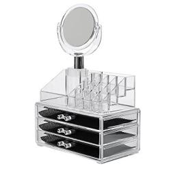 Cosmetic Organiser 4-DRAW With Mirror