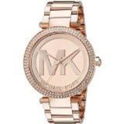 Free Shipping In Stock Michael Kors Women's Parker Rose Gold-tone Watch MK5865