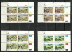 Transkei - 1985 Save The Soil Full Set Of Control Blocks Of 4 Mnh