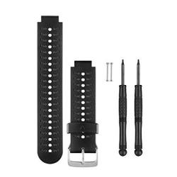 Garmin Replacement Watch Bands - Black & Gray Silicone