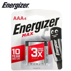 Energizer Energizer Max Aaa - 4 Pack Moq 12 E300577503