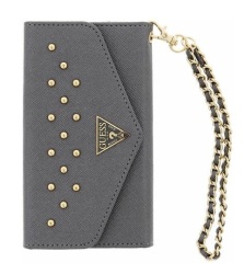 Guess Studded Collection Wallet Clutch for Samsung Galaxy S5 in Charcoal Grey