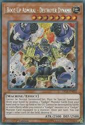 Yu-gi-oh - Boot-up Admiral - Destroyer Dynamo - FIGA-EN002 - Secret Rare - 1ST Edition - Fists Of The Gadgets