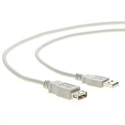 Installerparts 10 Pack 15 Ft A M f USB 2.0 Extension Cable Ivory