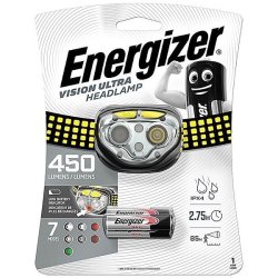 Energizer Vision Ultra Headlight 450 Lumens Incl. 3X Aaa