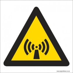 Non-ionizing Radiation Hazard Safety Sign WW26