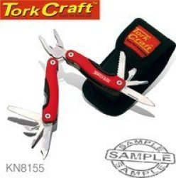 Multitool Red MINI With Nylon Pouch