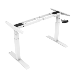 Tekdesk V2.0 Standing Desk - Electronic Height Adjustable White Frame Only - White Frame Only