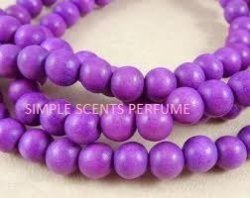 Mix Sizes Wooden Purple Beads-+- 50 PC S