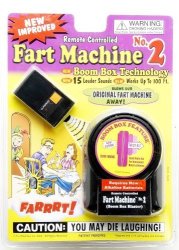T.j. Wisemen Remote Control Fart Machine No. 2 Funny Gag Gift Joke Prank