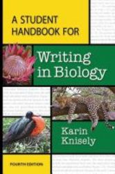 A Student Handbook For Writing In Biology paperback 4th Revised Edition