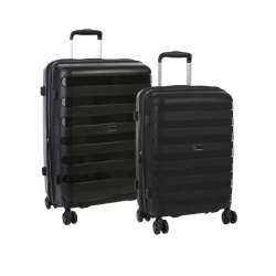 CELLINI Sonic 2 Piece Luggage Set Black
