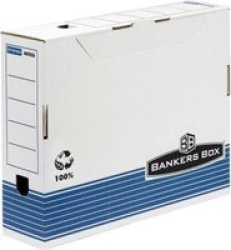Fellowes Bankers Box System Series Transfer File A4 80MM White And Blue