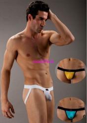 Medium Sexy Mens Underwear Jockstrap White In Stock