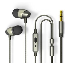 Justneed JN-M1 Meditation Series In-ear Headphones Sport Earbuds With MIC Earphones Hi-fi Stereo Bass 3.5MM Jack Headset For Iphone sony sumsung Etc Gray