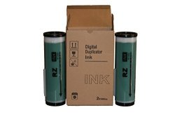 2 Whole Widgets Brand Compatible Inks. Riso Compatible Green Ink Tubes For Risograph Rz Series Duplicators