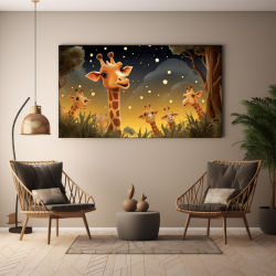 Canvas Wall Art - Girafe Glee Club - BK0094