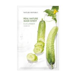 Real Nature Face Sheet Cucumber