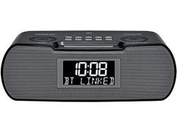 Sangean RCR-20 Fm-rds Rbds Am Bluetooth Aux-in USB Phone Charging Digital Tuning Clock Radio With Battery Backup Black