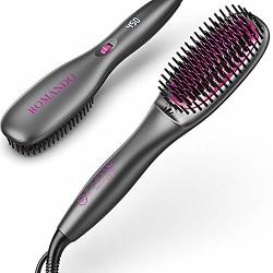 Hair Straightener Brush Romando Hair Straightening Brush Ionic Hair Brush Straightener