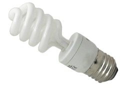 Cfl - 11W E27 Daylight Halfspiral Flash