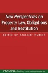 New Perspectives On Property Law
