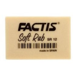 Soft Rub Gum Eraser - Off White