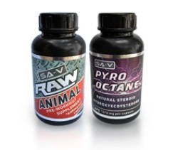 SA Vitamins Raw Animal And Pyro Octane - Gym Supplements