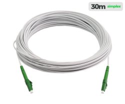 Ultralan Pre-terminated Drop Cable Lc apc Simplex - 30M - White
