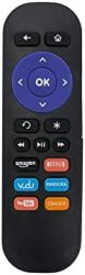 New Replacement Ir Remote Control Fit For Roku 1 2 3 4 Lt HD Xd XS Streaming Media Player With Netflix Youtube Vudu Shortcut Key