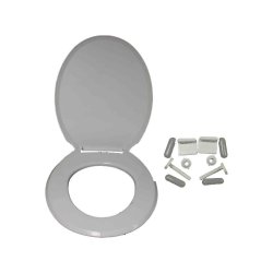 Toilet Seat - Universal - Plastic - D f - 3 Pack