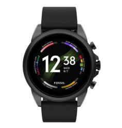 Fossil Gen 6 Smartwatch Black Silicone 2021