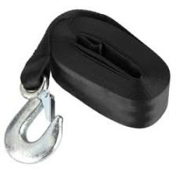 Winch Strap With Fitting Kit - 50mm X 4.5m - Small Hook