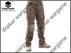 Tactical Battle Pants Build In Knee Pads - Us Marine Coyote Brown Size 32