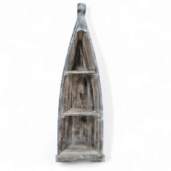 Wooden Laguna Boat Rack Display Sotran Dekorativ
